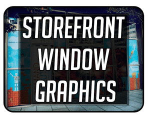 Storefront Window Lettering and graphics